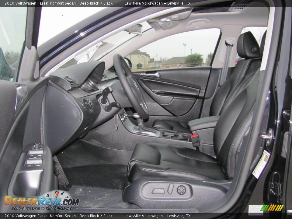 2010 Volkswagen Passat Komfort Sedan Deep Black / Black Photo #3
