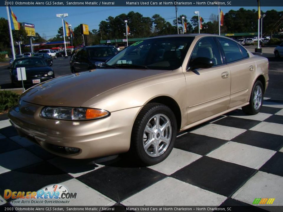 2003 Oldsmobile Alero GLS Sedan Sandstone Metallic / Neutral Photo #3