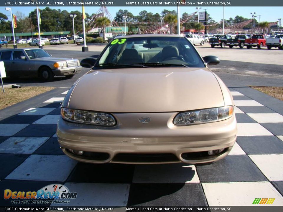 2003 Oldsmobile Alero GLS Sedan Sandstone Metallic / Neutral Photo #4