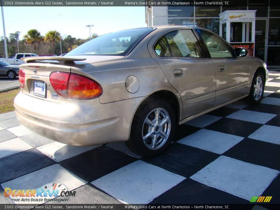 2003 Oldsmobile Alero GLS Sedan Sandstone Metallic / Neutral Photo #7