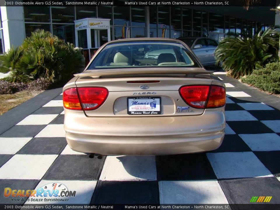 2003 Oldsmobile Alero GLS Sedan Sandstone Metallic / Neutral Photo #8