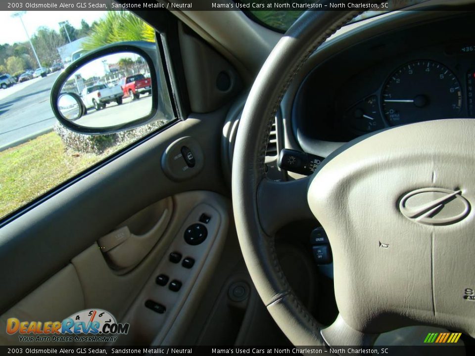 2003 Oldsmobile Alero GLS Sedan Sandstone Metallic / Neutral Photo #20