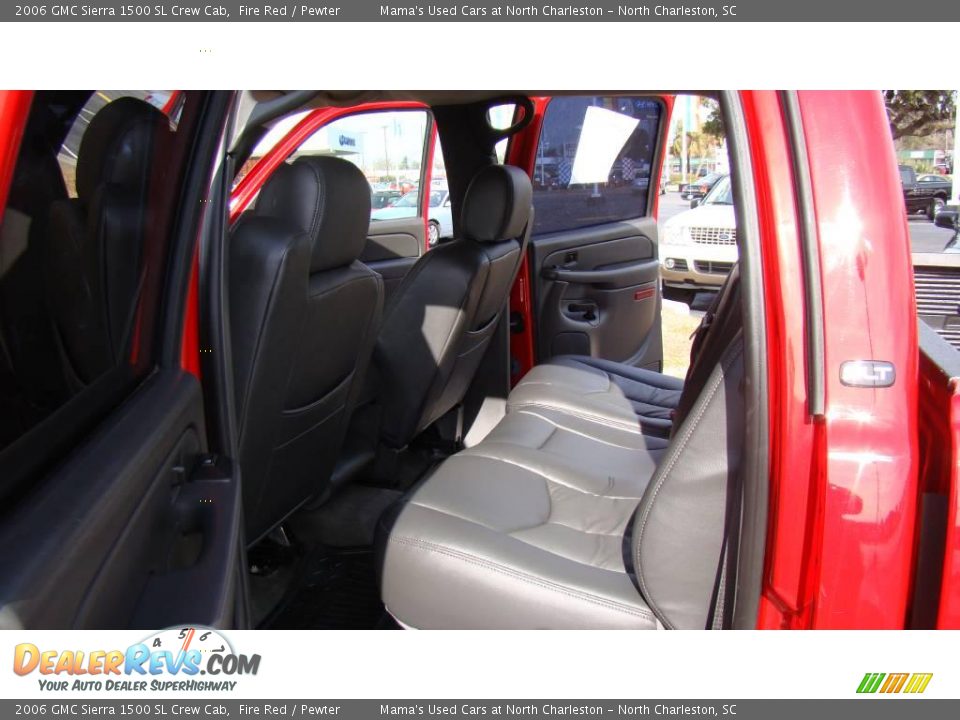 2006 GMC Sierra 1500 SL Crew Cab Fire Red / Pewter Photo #12