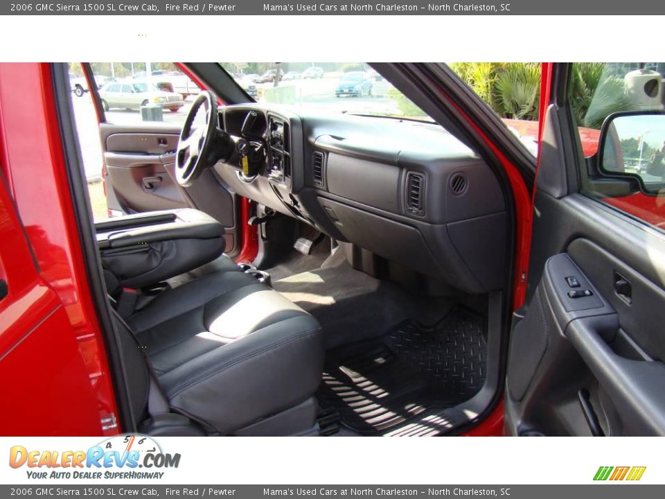 2006 GMC Sierra 1500 SL Crew Cab Fire Red / Pewter Photo #13