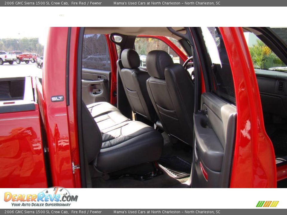 2006 GMC Sierra 1500 SL Crew Cab Fire Red / Pewter Photo #14