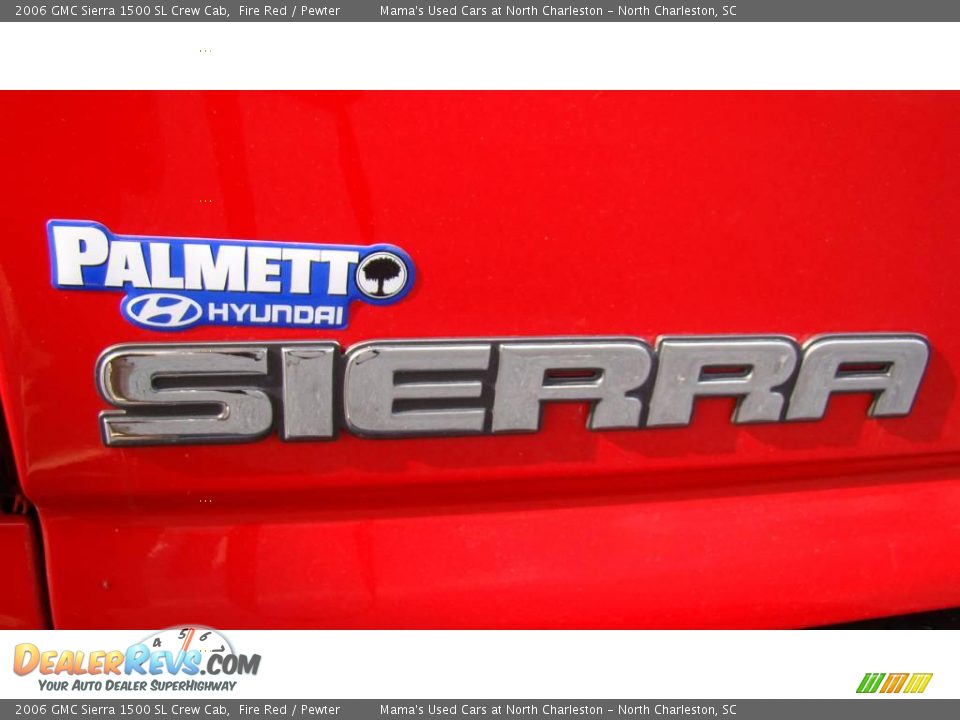 2006 GMC Sierra 1500 SL Crew Cab Fire Red / Pewter Photo #18