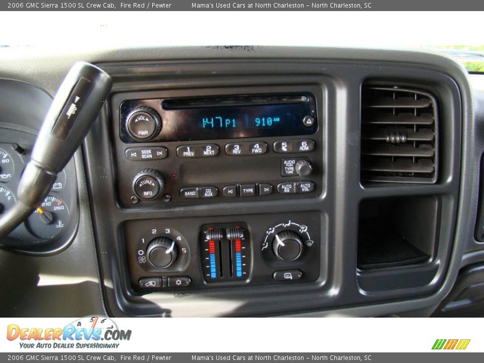 2006 GMC Sierra 1500 SL Crew Cab Fire Red / Pewter Photo #25