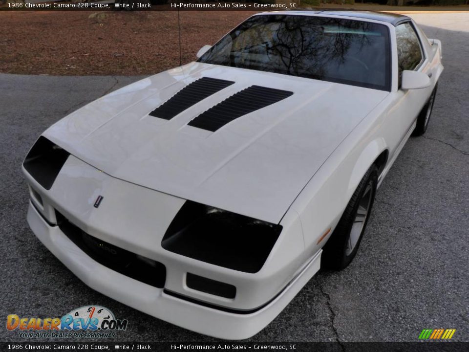 1986 Chevrolet Camaro Z28 Coupe White / Black Photo #1