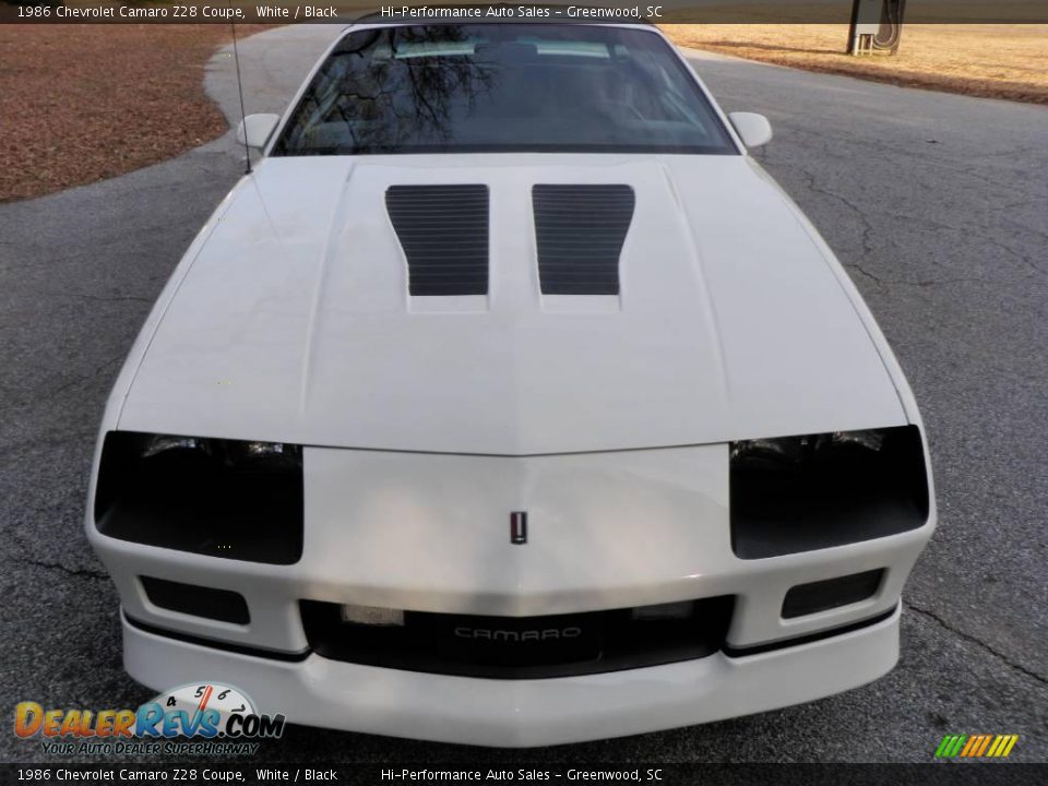 1986 Chevrolet Camaro Z28 Coupe White / Black Photo #14
