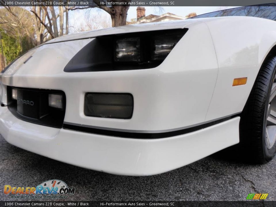 1986 Chevrolet Camaro Z28 Coupe White / Black Photo #15