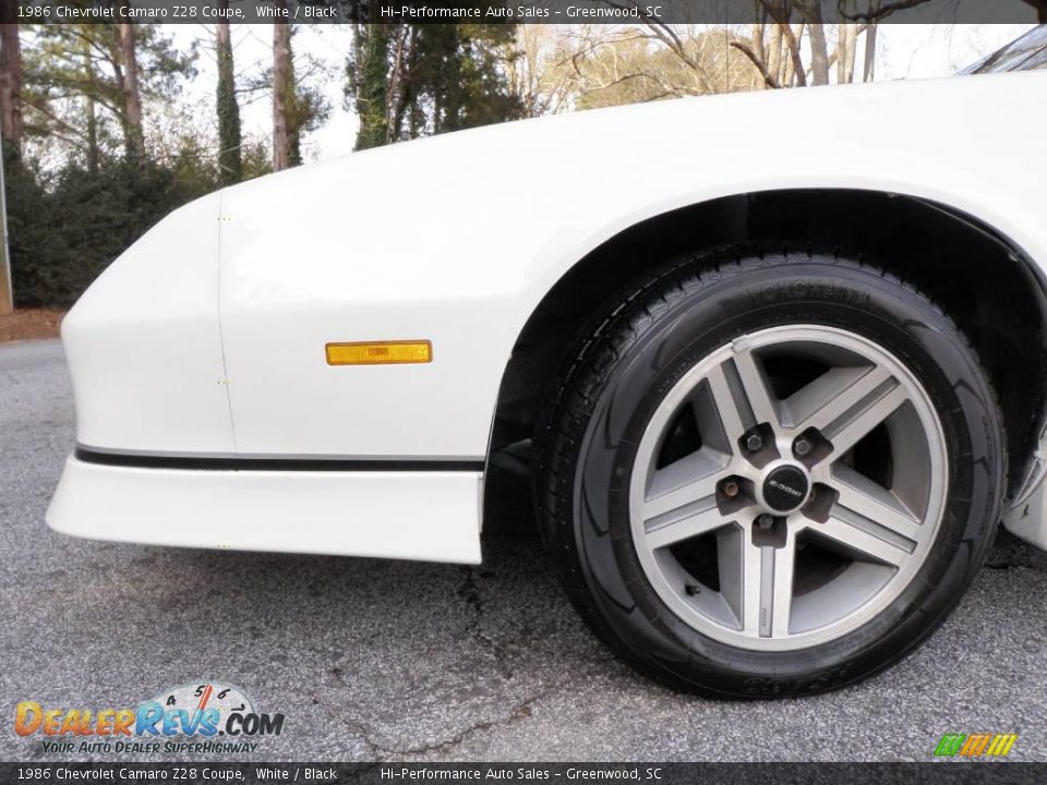 1986 Chevrolet Camaro Z28 Coupe White / Black Photo #18