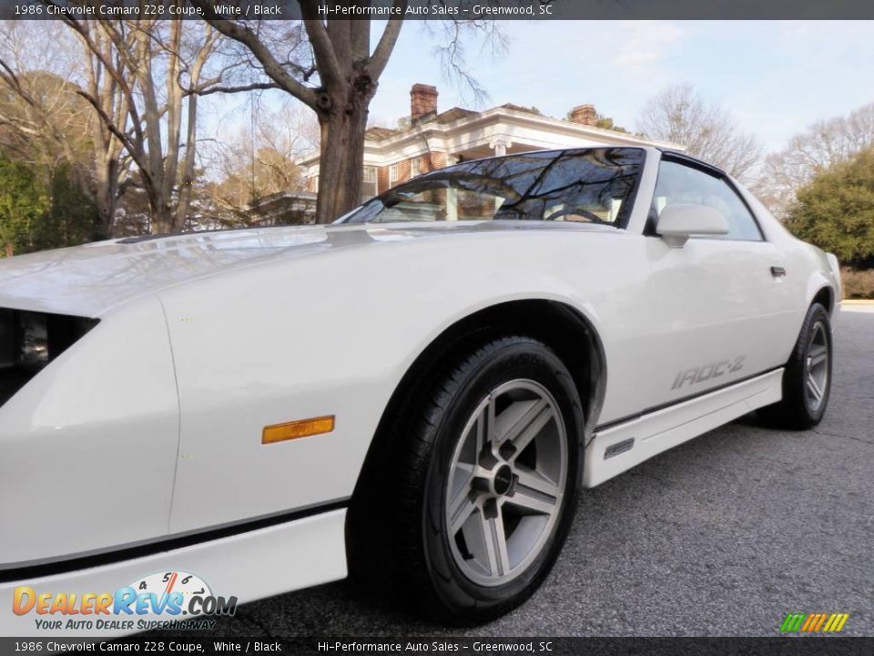 1986 Chevrolet Camaro Z28 Coupe White / Black Photo #19