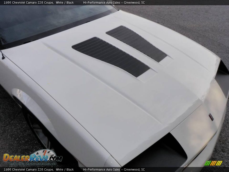 1986 Chevrolet Camaro Z28 Coupe White / Black Photo #21