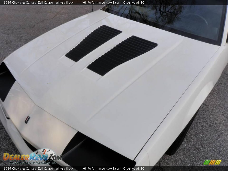 1986 Chevrolet Camaro Z28 Coupe White / Black Photo #22