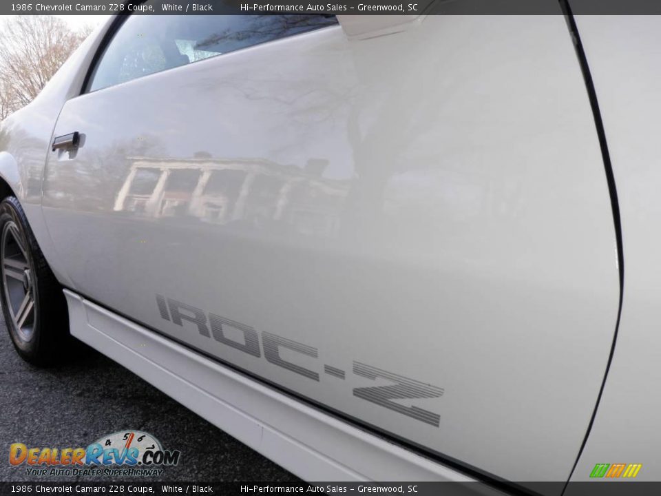 1986 Chevrolet Camaro Z28 Coupe White / Black Photo #28