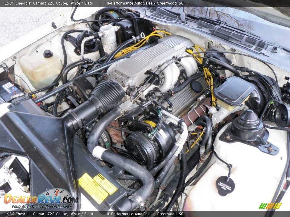 1986 Chevrolet Camaro Z28 Coupe White / Black Photo #31