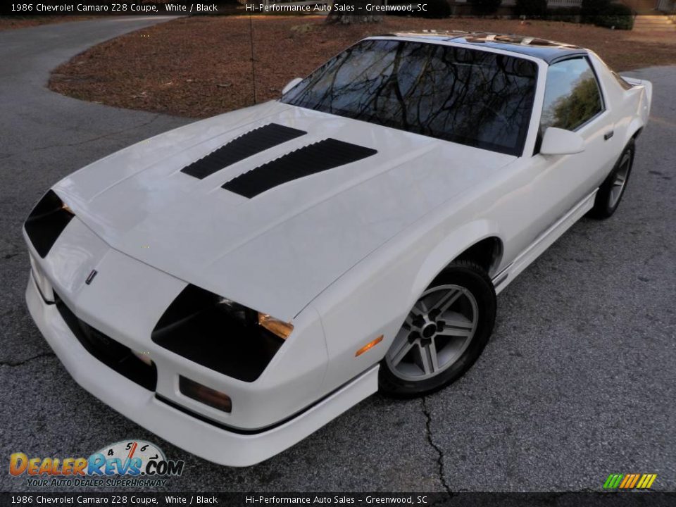 1986 Chevrolet Camaro Z28 Coupe White / Black Photo #32