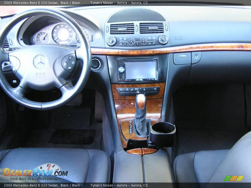 2003 Mercedes-Benz E 320 Sedan Black / Black Photo #8