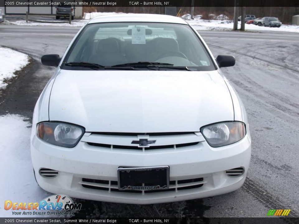 2005 Chevrolet Cavalier Sedan Summit White / Neutral Beige Photo #3