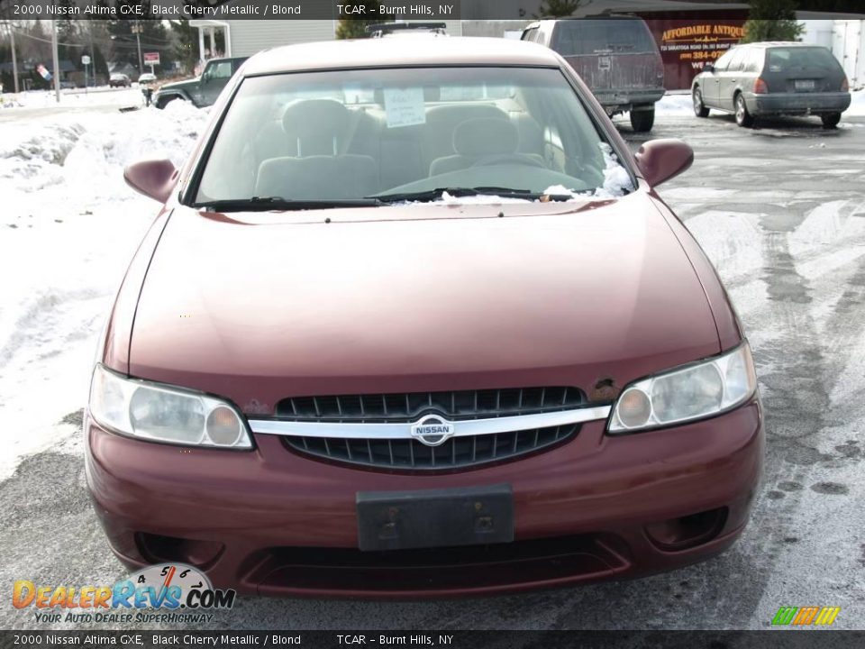 2000 Nissan Altima GXE Black Cherry Metallic / Blond Photo #3