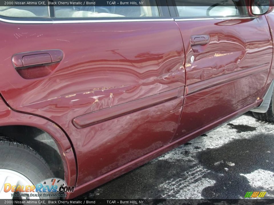 2000 Nissan Altima GXE Black Cherry Metallic / Blond Photo #5