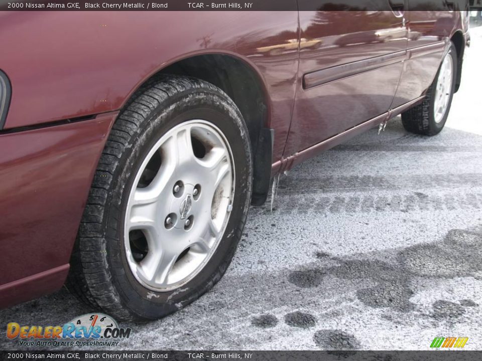 2000 Nissan Altima GXE Black Cherry Metallic / Blond Photo #6