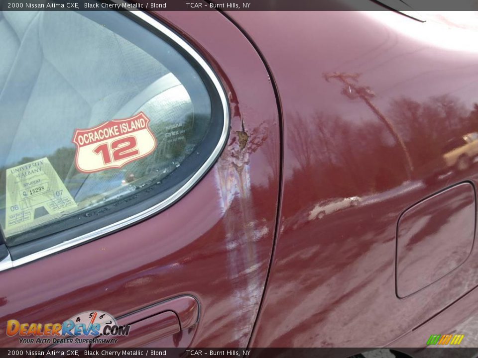 2000 Nissan Altima GXE Black Cherry Metallic / Blond Photo #13