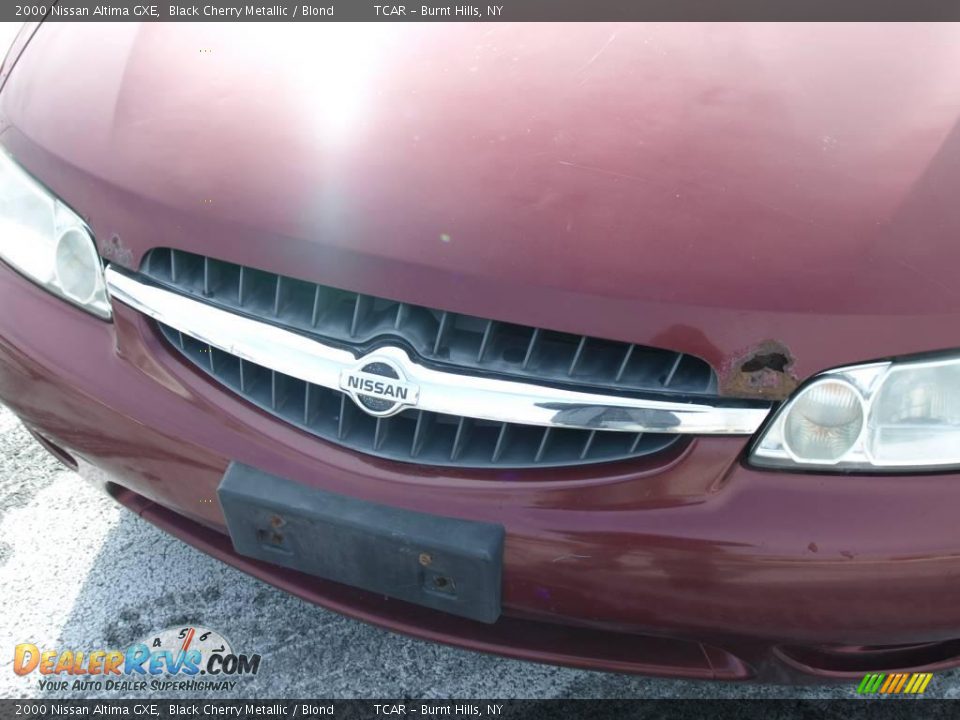 2000 Nissan Altima GXE Black Cherry Metallic / Blond Photo #14