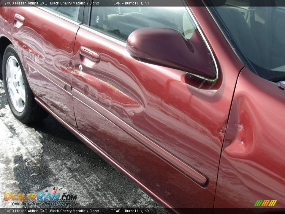 2000 Nissan Altima GXE Black Cherry Metallic / Blond Photo #15