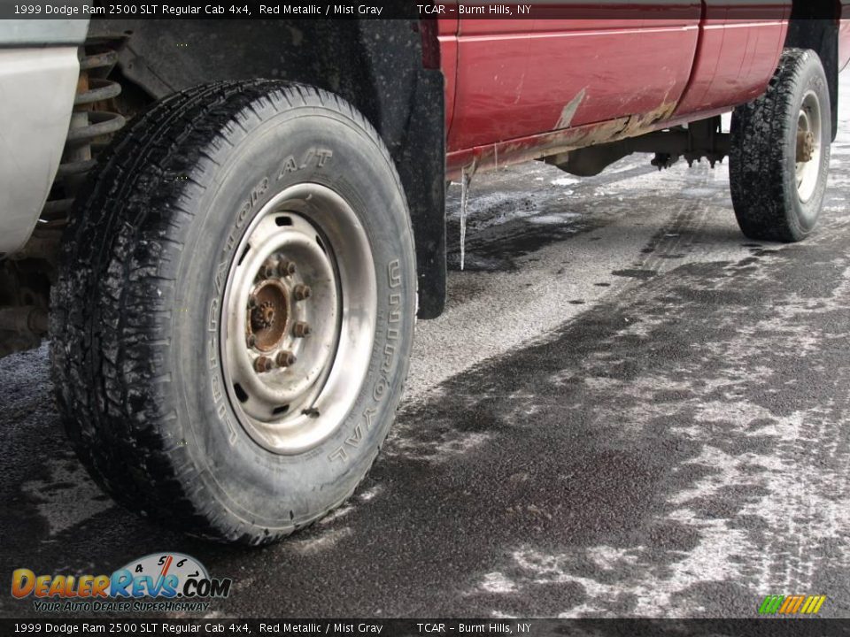 1999 Dodge Ram 2500 SLT Regular Cab 4x4 Red Metallic / Mist Gray Photo #6