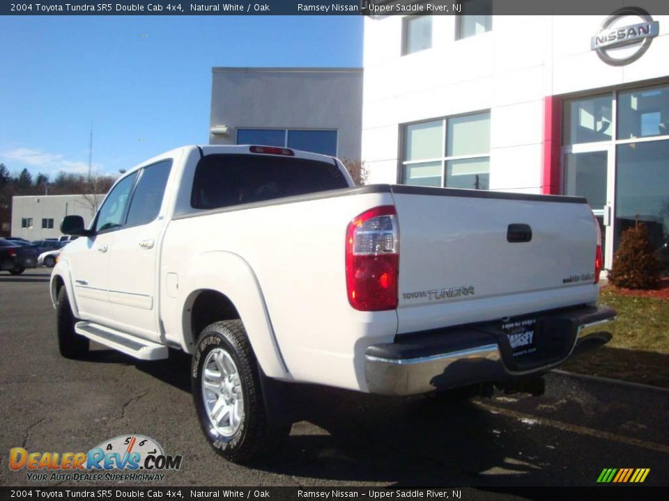 2004 Toyota Tundra SR5 Double Cab 4x4 Natural White / Oak Photo #8