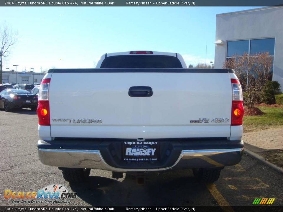 2004 Toyota Tundra SR5 Double Cab 4x4 Natural White / Oak Photo #9