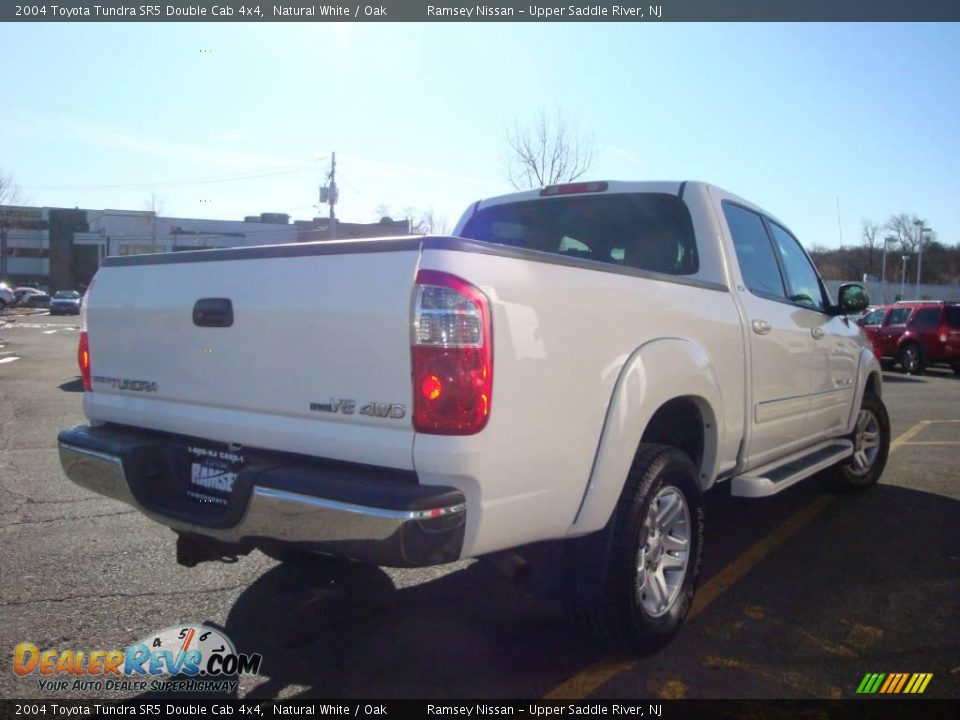 2004 Toyota Tundra SR5 Double Cab 4x4 Natural White / Oak Photo #10