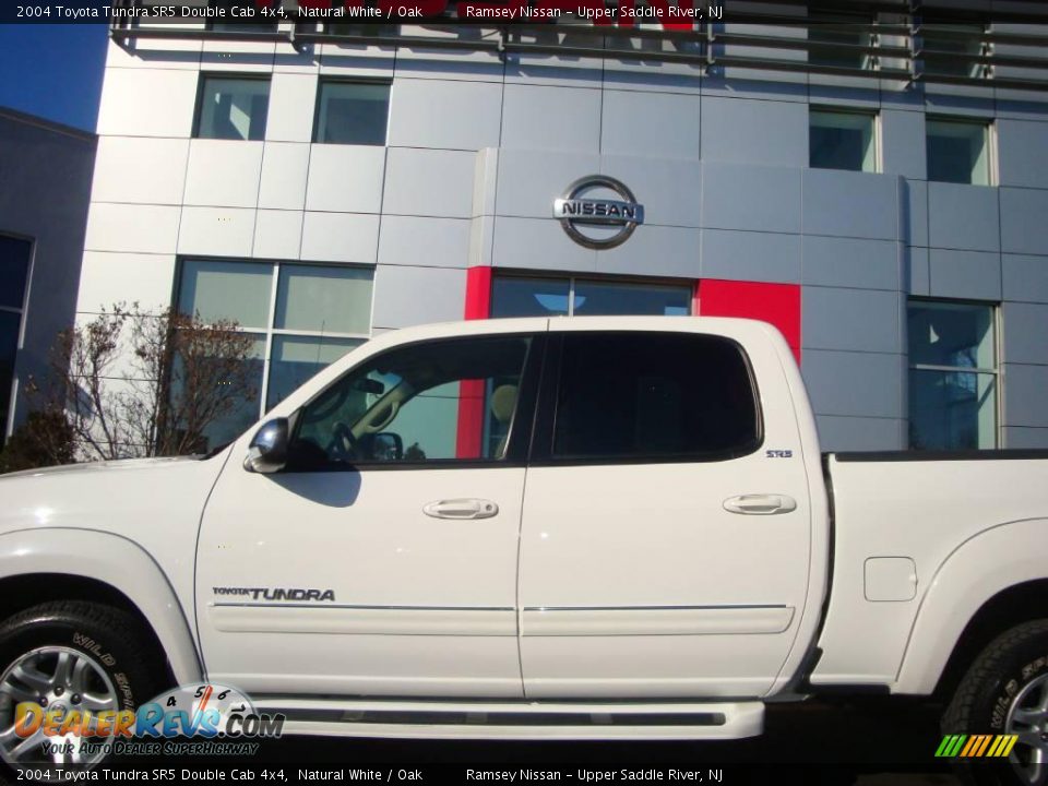 2004 Toyota Tundra SR5 Double Cab 4x4 Natural White / Oak Photo #18