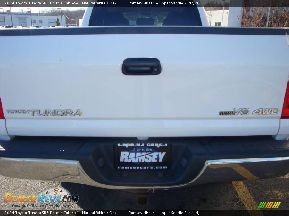 2004 Toyota Tundra SR5 Double Cab 4x4 Natural White / Oak Photo #20