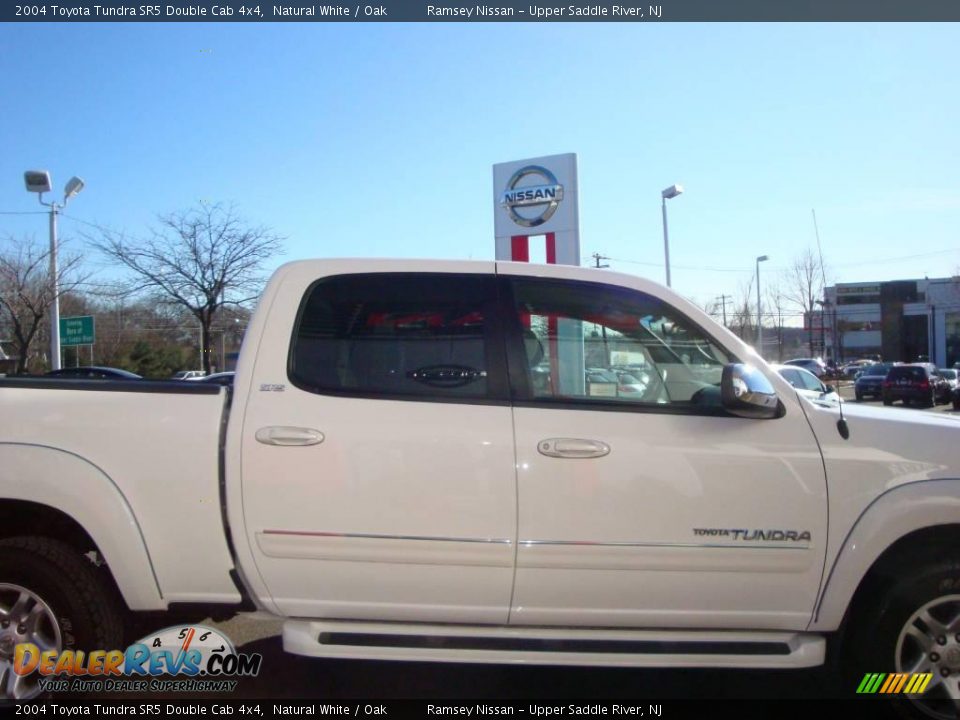 2004 Toyota Tundra SR5 Double Cab 4x4 Natural White / Oak Photo #22