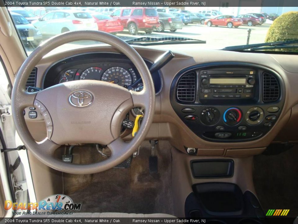 2004 Toyota Tundra SR5 Double Cab 4x4 Natural White / Oak Photo #34