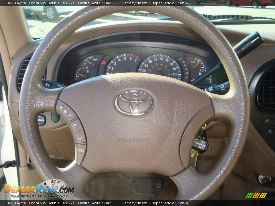 2004 Toyota Tundra SR5 Double Cab 4x4 Natural White / Oak Photo #35