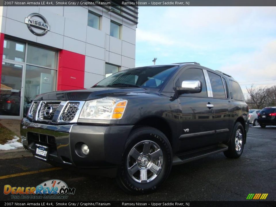 2007 Nissan Armada LE 4x4 Smoke Gray / Graphite/Titanium Photo #1