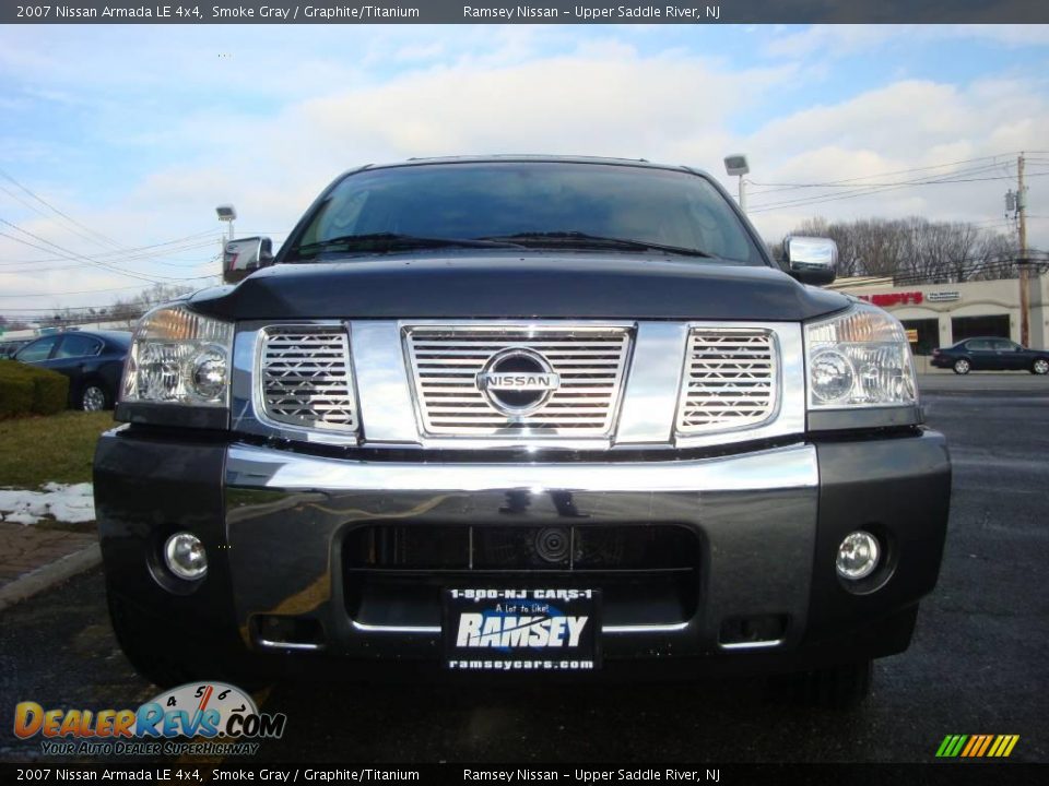 2007 Nissan Armada LE 4x4 Smoke Gray / Graphite/Titanium Photo #2