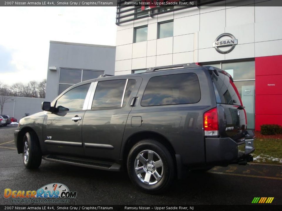 2007 Nissan Armada LE 4x4 Smoke Gray / Graphite/Titanium Photo #5
