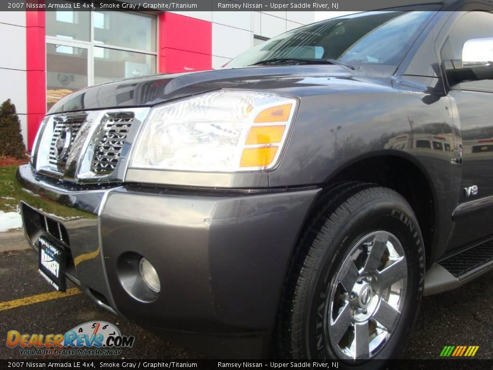 2007 Nissan Armada LE 4x4 Smoke Gray / Graphite/Titanium Photo #15