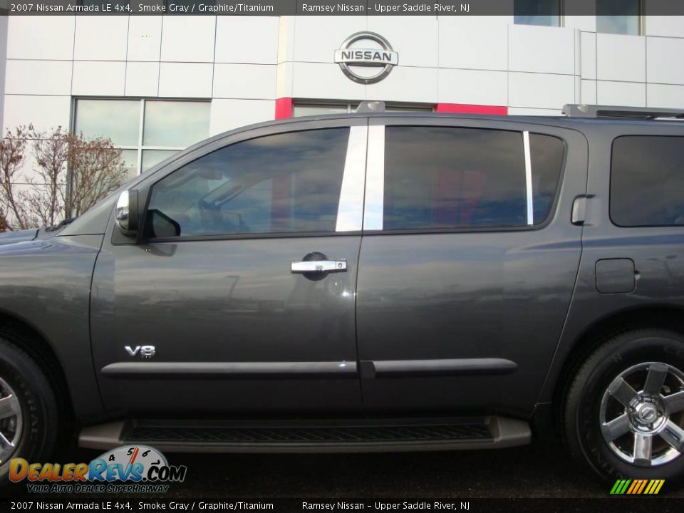 2007 Nissan Armada LE 4x4 Smoke Gray / Graphite/Titanium Photo #16