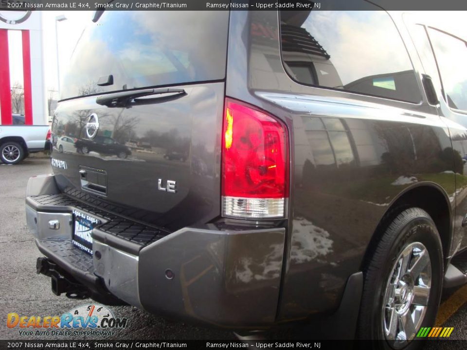 2007 Nissan Armada LE 4x4 Smoke Gray / Graphite/Titanium Photo #19