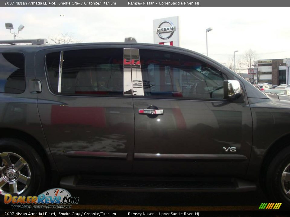 2007 Nissan Armada LE 4x4 Smoke Gray / Graphite/Titanium Photo #20