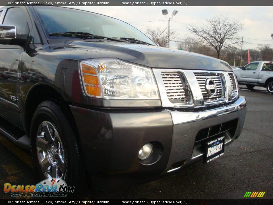 2007 Nissan Armada LE 4x4 Smoke Gray / Graphite/Titanium Photo #21