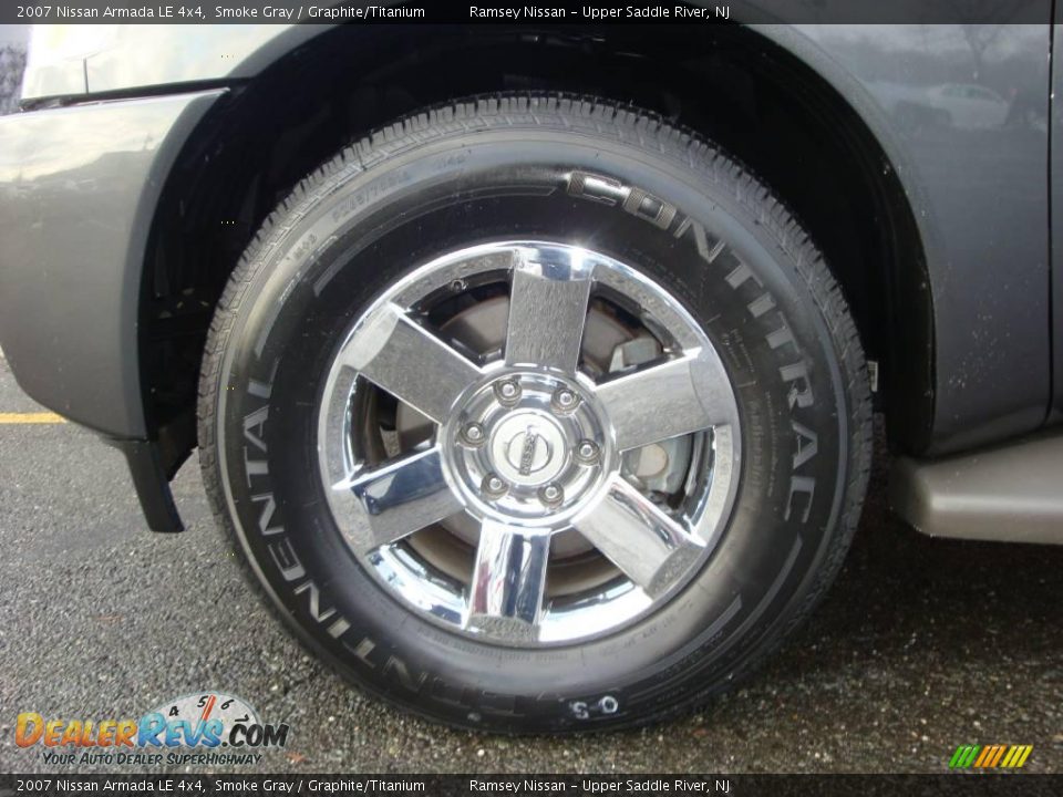 2007 Nissan Armada LE 4x4 Smoke Gray / Graphite/Titanium Photo #22