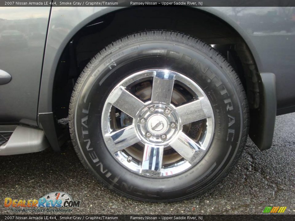 2007 Nissan Armada LE 4x4 Smoke Gray / Graphite/Titanium Photo #23