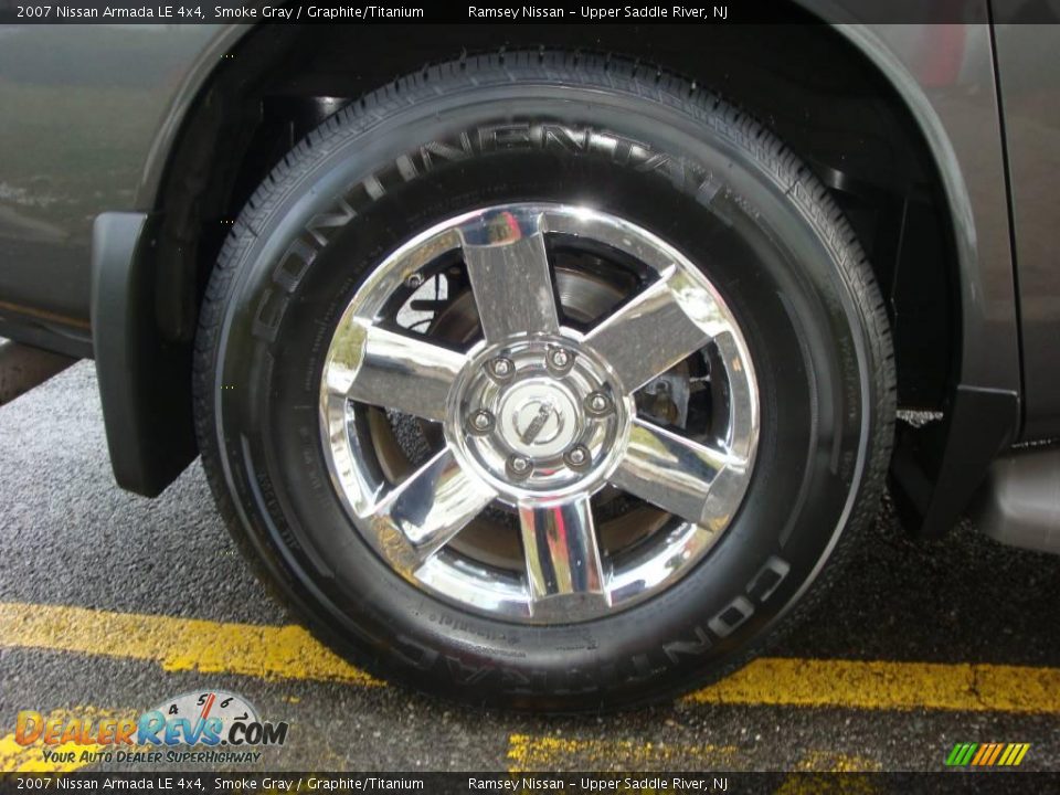 2007 Nissan Armada LE 4x4 Smoke Gray / Graphite/Titanium Photo #24