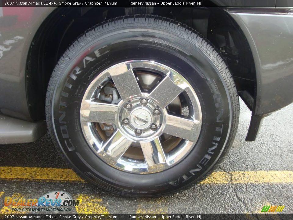 2007 Nissan Armada LE 4x4 Smoke Gray / Graphite/Titanium Photo #25